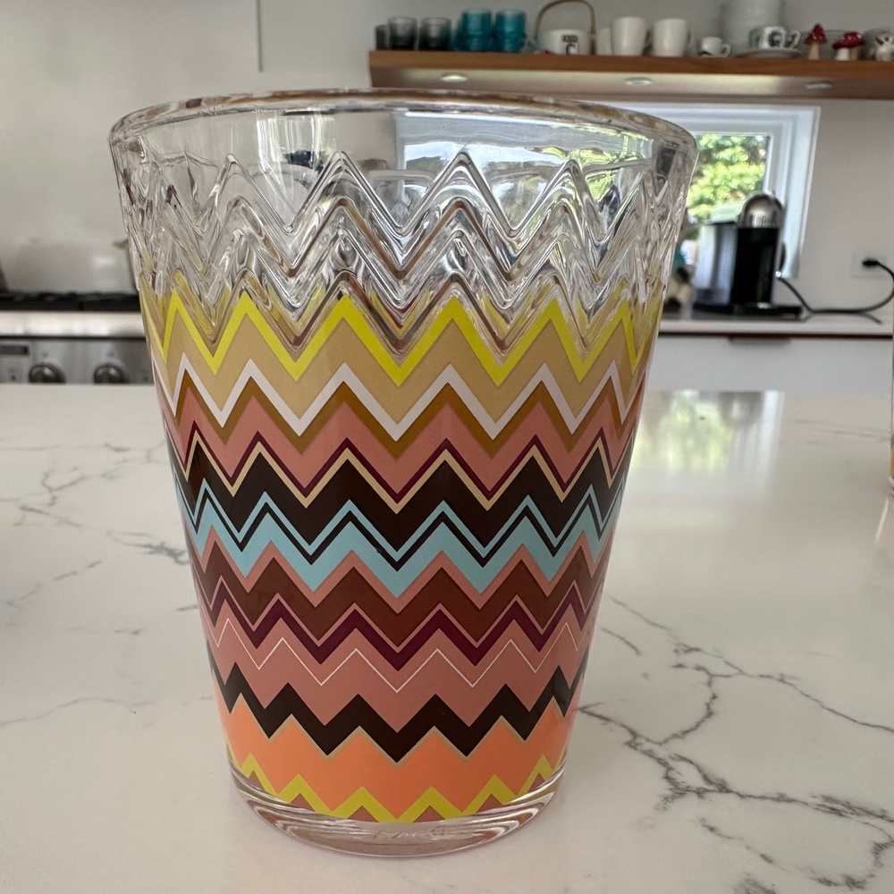 NIB MISSONI for TARGET Chevron Zig Zag Tumblers 20th Anniversary Set - Picture 4 of 15